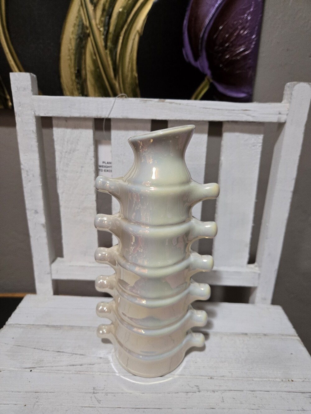 Target Iridescent Skeleton Vase Halloween 2026